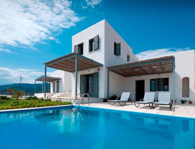 Superior Villa Lino Szkírosz Kültér fotó